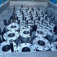 شیر توپی فولادی فلنجدار آلفا کلاس 150